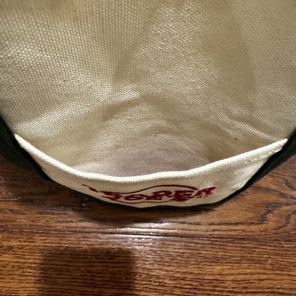 Mommy & Me NEW Trader Joe's Canvas Tote Bags Embroidered Reusable Pockets Green - Picture 14 of 16